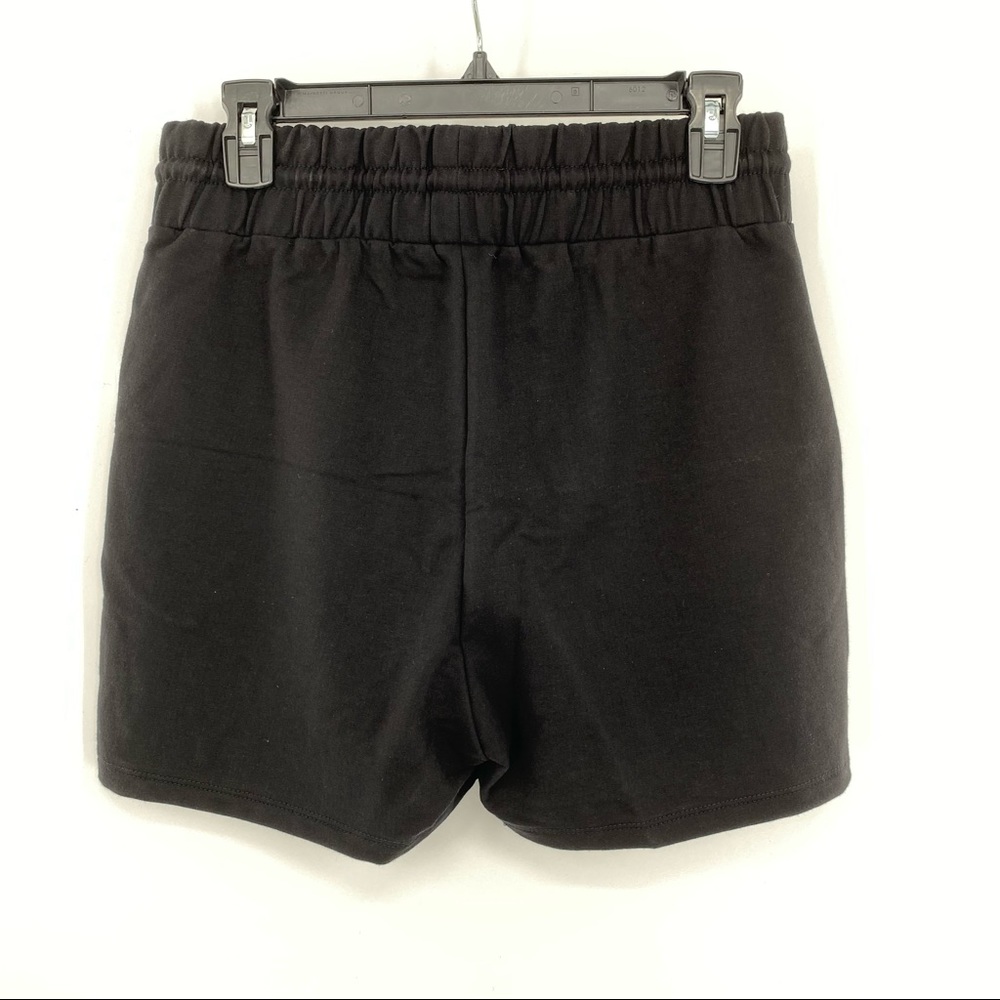 Free People NWT Sunny Set 2 Piece Sweatshirt Shorts Athleisure Set Black SM New - Picture 6 of 12
